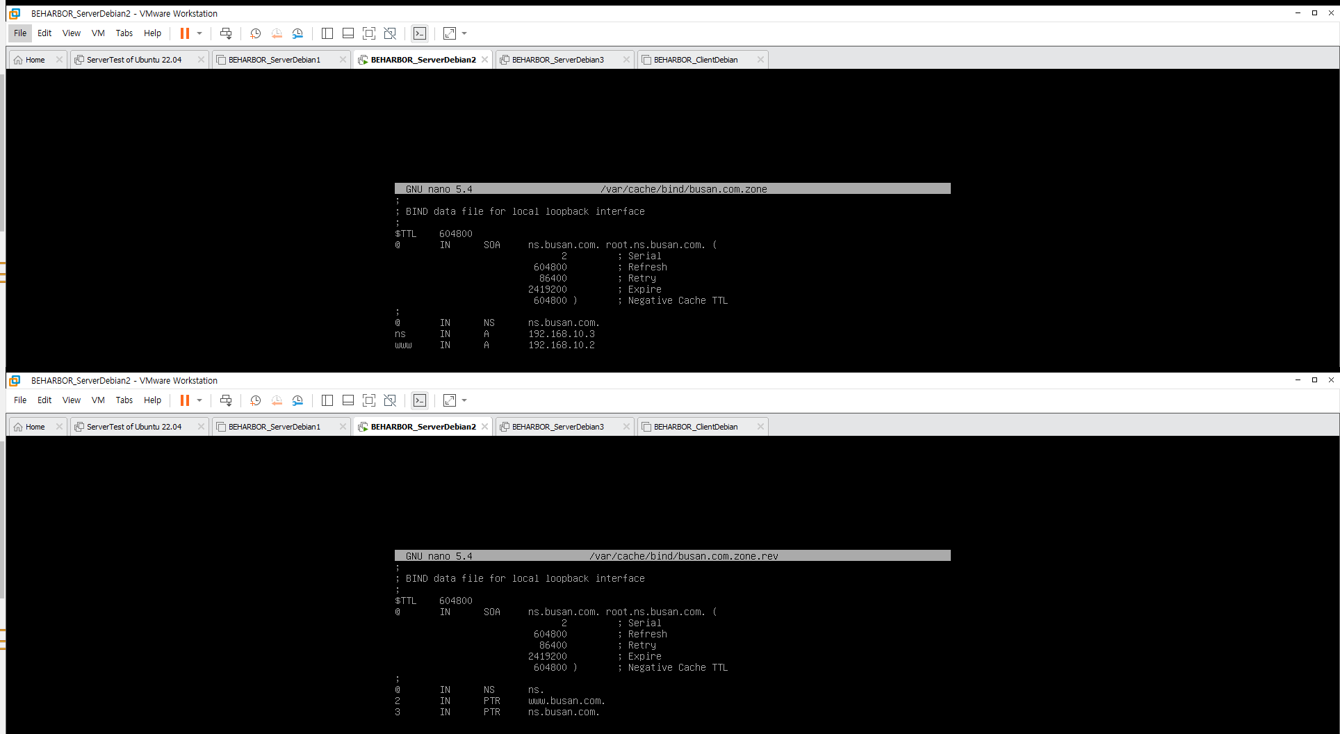 BIND9 앞 과정 삭제