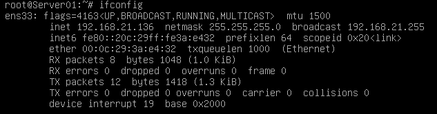 ifconfig